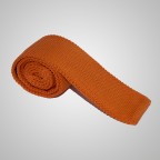 Cravate tricot Orange