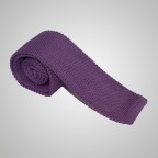 Purple Knit Tie