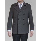 Grey cashmere coat