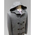 Manteau Gris à capuche