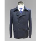 Manteau Cachemire Bleu 