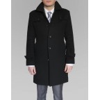 Manteau long - Cachemire Noir