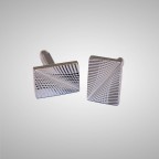 Silver Kaleidoscope Cufflink