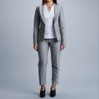 Tailleur sur-mesure Gris perle