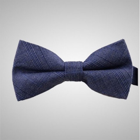 Blue Pattern Bow Tie