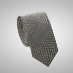 Prince of Wales Grey Slim Tie
