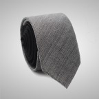 Two Coloured Grey/Black Slim Tie