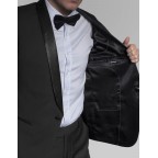 Le tuxedo noir - costume sur mesure - Col Vert