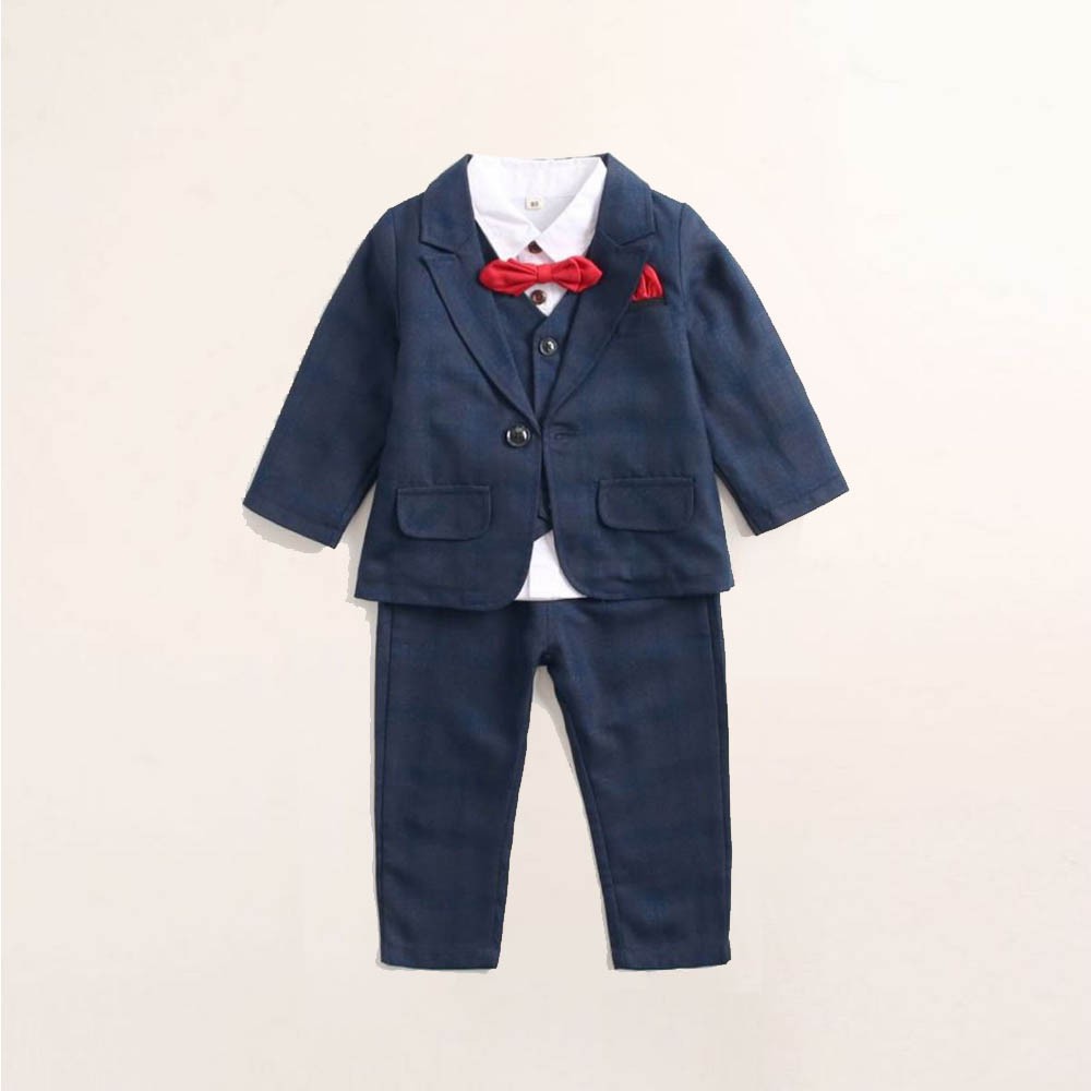 Navy blue baby best sale suit