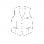 Tailor made waistcoat Executive