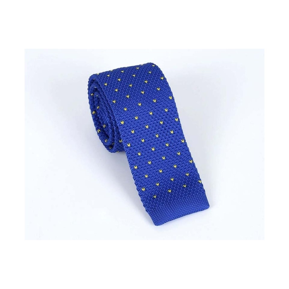 Chevron blue Tie
