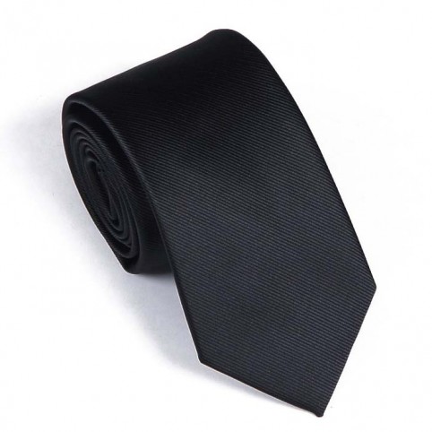 Cravate Unie Noire
