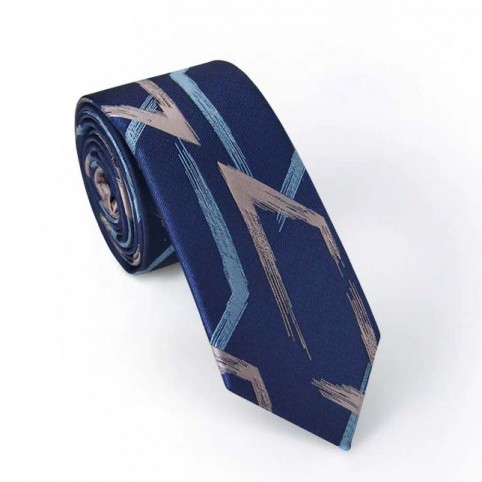 Navy Blue Slim Tie