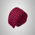 Cravate tricot Rouge chevrons pas cher