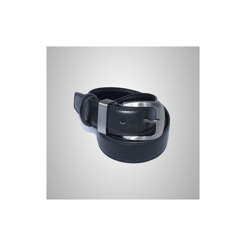 Ceinture en cuir noir