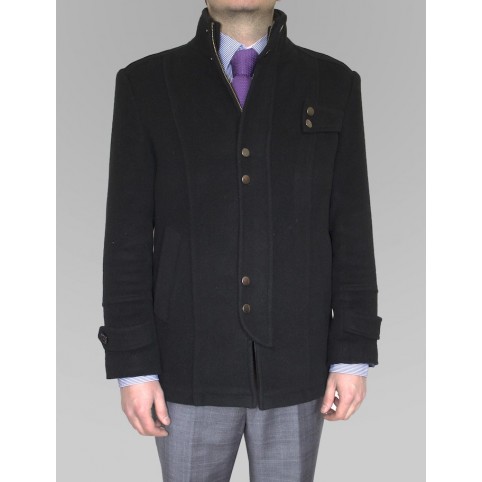 Manteau Cachemire Noir homme