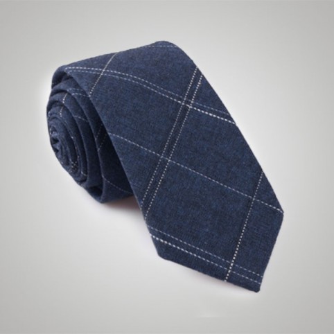 Cravate Carreaux bleu