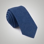 Light Blue Denim Wool Tie