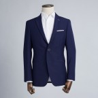 Costume sur-mesure : Uni Bleu Classique