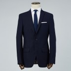 Costume sur-mesure : Uni Bleu Nuit