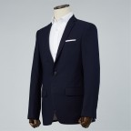 Costume sur-mesure : Uni Bleu Nuit