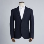 Navy Blue Pinstripe Suit