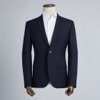 Costume sur-mesure Bleu Navy Rayé