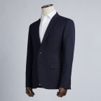 Costume sur-mesure Bleu Navy Rayé