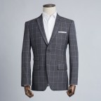 Premium Grey Check Suit