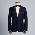 Tuxedo Châle Bleu Nuit