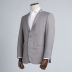 Tailleur sur mesure Gris Perle pour Femme