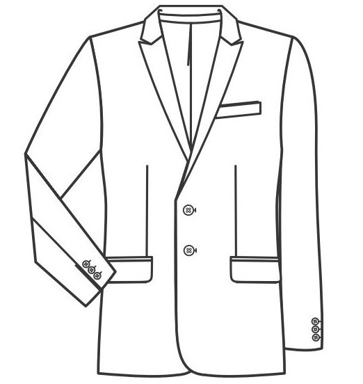 veste costume dessin croquis